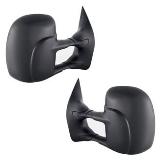 Replacement - Driver and Passenger Side Power Remote Towing Mirror Set (Non-Heated, Foldaway) (Standard Line)