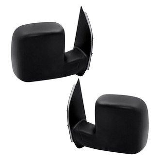 Replacement - Driver and Passenger Side Manual View Mirror Set (Non-Heated, Foldaway) (Standard Line)