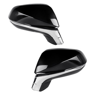 Replacement - Driver and Passenger Side Power View Mirror Set (Heated, Foldaway) (Standard Line)