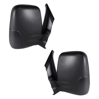 Replacement - Driver and Passenger Side Manual View Mirror Set (Non-Heated, Foldaway) (Standard Line)
