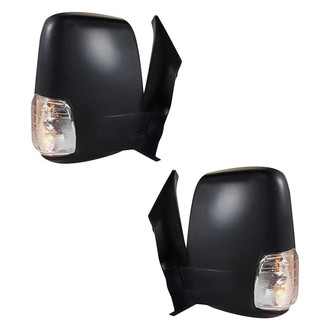 Replacement - Driver and Passenger Side Power View Mirror Set (Heated, Foldaway) (Standard Line)