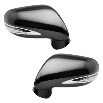 Replacement - Driver and Passenger Side Power View Mirror Set (Heated, Foldaway) (Standard Line)