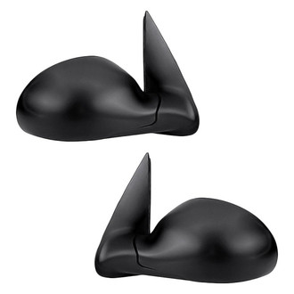 Replacement - Driver and Passenger Side Power Remote View Mirror Set (Heated, Foldaway) (Standard Line)