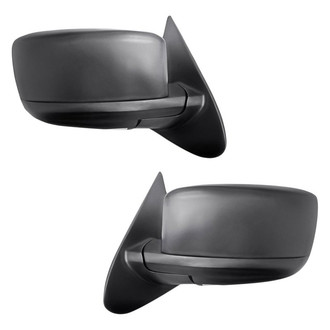 Replacement - Driver and Passenger Side Power Remote View Mirror Set (Heated, Foldaway) (Standard Line)
