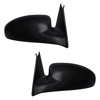 Replacement - Driver and Passenger Side Power Remote View Mirror Set (Non-Heated, Non-Foldaway) (Standard Line)