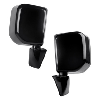 Replacement - Driver and Passenger Side Manual View Mirror Set (Non-Heated, Foldaway) (Standard Line)