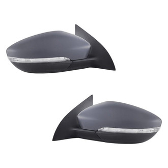 Replacement - Driver and Passenger Side Power View Mirror Set (Heated, Foldaway) (Standard Line)