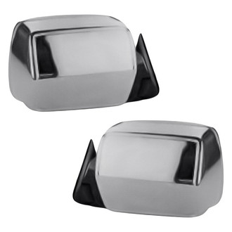 Replacement - Driver and Passenger Side Manual Remote View Mirror Set (Non-Heated, Non-Foldaway) (Standard Line)