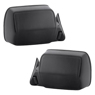 Replacement - Driver and Passenger Side Manual Remote View Mirror Set (Non-Heated, Foldaway) (Standard Line)