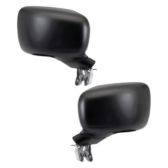 Replacement - Driver and Passenger Side Manual View Mirror Set (Non-Heated, Foldaway) (Standard Line)