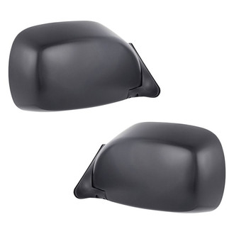 Replacement - Driver and Passenger Side Manual View Mirror Set (Non-Heated, Foldaway) (Standard Line)