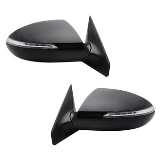 Replacement - Driver and Passenger Side Power View Mirror Set (Non-Heated, Foldaway) (Standard Line)