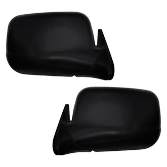 Replacement - Driver and Passenger Side Manual View Mirror Set (Non-Heated, Foldaway) (Standard Line)