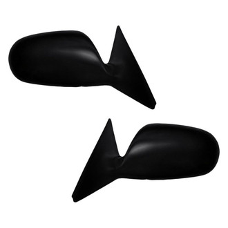 Replacement - Driver and Passenger Side Power Remote View Mirror Set (Non-Heated, Foldaway) (Standard Line)