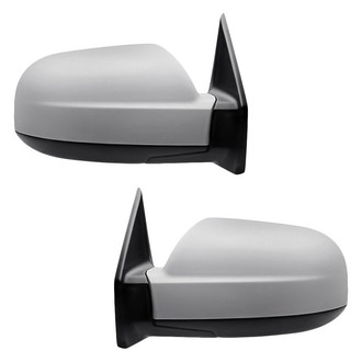 Replacement - Driver and Passenger Side Manual View Mirror Set (Non-Heated, Foldaway) (Standard Line)