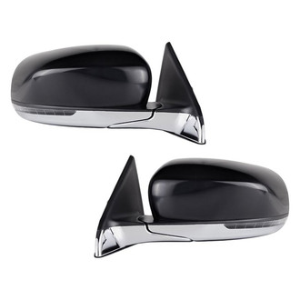 Replacement - Driver and Passenger Side Power View Mirror Set (Heated, Foldaway) (Standard Line)