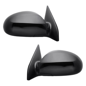 Replacement - Driver and Passenger Side Manual View Mirror Set (Non-Heated, Foldaway) (Standard Line)