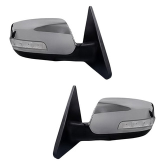 Replacement - Driver and Passenger Side Power View Mirror Set (Heated, Foldaway) (Standard Line)