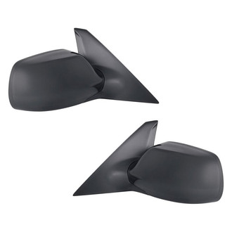 Replacement - Driver and Passenger Side Manual Remote View Mirror Set (Non-Heated, Foldaway) (Standard Line)