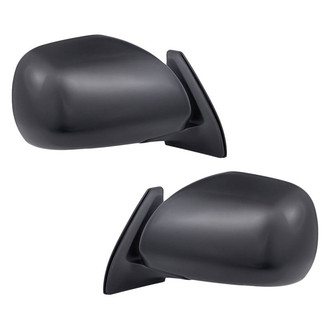 Replacement - Driver and Passenger Side Power Remote View Mirror Set (Non-Heated, Foldaway) (Standard Line)