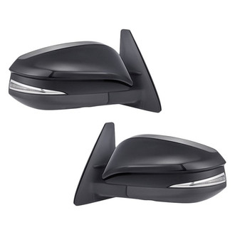 Replacement - Driver and Passenger Side Power View Mirror Set (Heated, Foldaway) (Standard Line)
