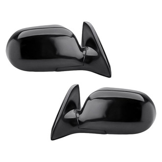 Replacement - Driver and Passenger Side Power Remote View Mirror Set (Non-Heated, Foldaway) (Standard Line)