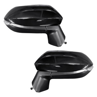 Replacement - Driver and Passenger Side Power View Mirror Set (Heated, Foldaway) (Standard Line)