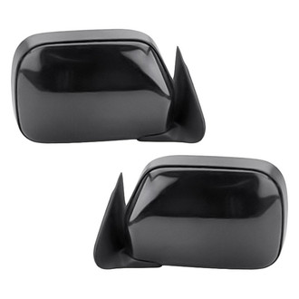 Replacement - Driver and Passenger Side Manual View Mirror Set (Non-Heated, Foldaway) (Standard Line)