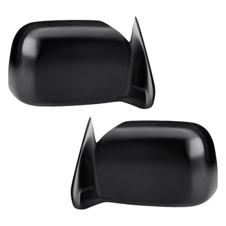 Replacement - Driver and Passenger Side Manual View Mirror Set (Non-Heated, Foldaway) (Standard Line)