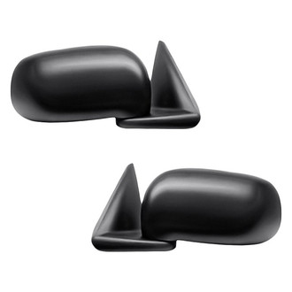 Replacement - Driver and Passenger Side Manual View Mirror Set (Non-Heated, Foldaway) (Standard Line)