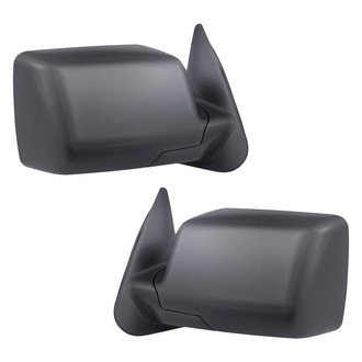 Replacement - Driver and Passenger Side Manual View Mirror Set (Non-Heated, Foldaway) (Standard Line)