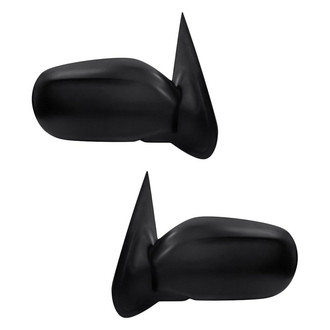 Replacement - Driver and Passenger Side Power Remote View Mirror Set (Non-Heated, Foldaway) (Standard Line)