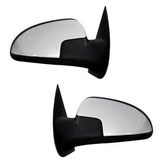Replacement - Driver and Passenger Side Power Remote View Mirror Set (Non-Heated, Non-Foldaway) (Standard Line)