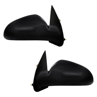 Replacement - Driver and Passenger Side Manual View Mirror Set (Non-Heated, Non-Foldaway) (Standard Line)