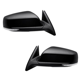 Replacement - Driver and Passenger Side Power View Mirror Set (Heated, Foldaway) (Standard Line)