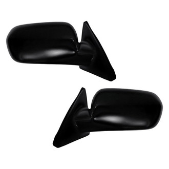 Replacement - Driver and Passenger Side Power Remote View Mirror Set (Non-Heated, Non-Foldaway) (Standard Line)