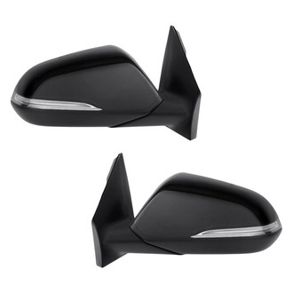 Replacement - Driver and Passenger Side Power View Mirror Set (Heated, Foldaway) (Standard Line)
