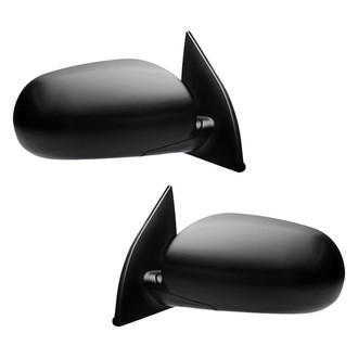 Replacement - Driver and Passenger Side Manual View Mirror Set (Non-Heated, Foldaway) (Standard Line)
