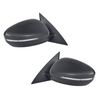 Replacement - Driver and Passenger Side Power View Mirror Set (Non-Heated, Foldaway) (Standard Line)