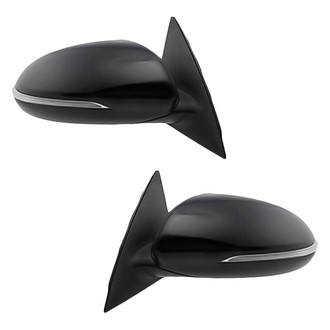 Replacement - Driver and Passenger Side Power View Mirror Set (Non-Heated, Foldaway) (Standard Line)