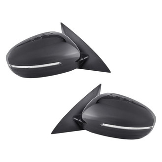 Replacement - Driver and Passenger Side Power View Mirror Set (Heated, Foldaway) (Standard Line)