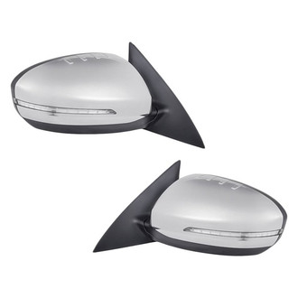 Replacement - Driver and Passenger Side Power View Mirror Set (Heated, Foldaway) (Standard Line)