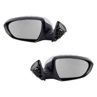 Replacement - Driver and Passenger Side Power View Mirror Set (Heated, Foldaway) (Standard Line)