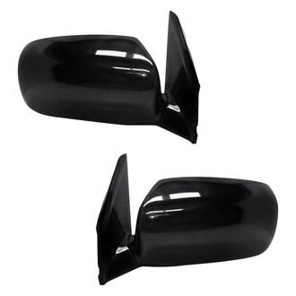 Replacement - Driver and Passenger Side Power Remote View Mirror Set (Non-Heated, Foldaway) (Standard Line)