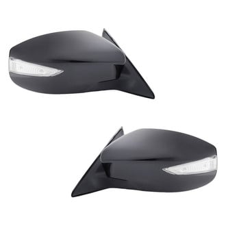 Replacement - Driver and Passenger Side Power View Mirror Set (Non-Heated, Non-Foldaway) (Standard Line)
