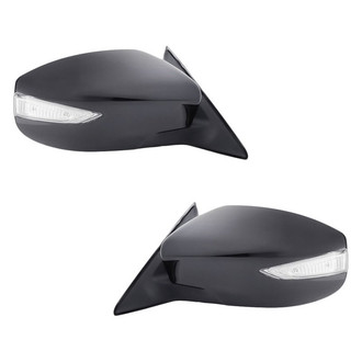 Replacement - Driver and Passenger Side Power View Mirror Set (Non-Heated, Foldaway) (Standard Line)
