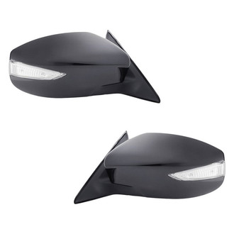 Replacement - Driver and Passenger Side Power View Mirror Set (Heated, Foldaway) (Standard Line)