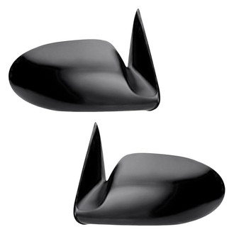 Replacement - Driver and Passenger Side Power Remote View Mirror Set (Non-Heated, Non-Foldaway) (Standard Line)