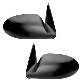 Replacement - Driver and Passenger Side Manual View Mirror Set (Non-Heated, Non-Foldaway) (Standard Line)
