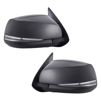 Replacement - Driver and Passenger Side Power View Mirror Set (Heated, Foldaway) (Standard Line)